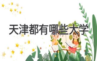 天津都有哪些大学