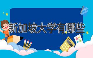 新加坡大学有哪些