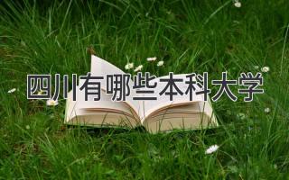 四川有哪些本科大学