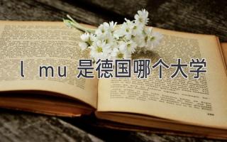 lmu是德国哪个大学