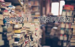 哈尔滨211学校有哪些大学