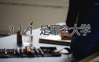 311是哪个大学
