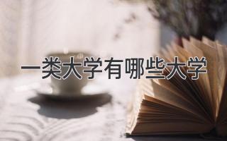 一类大学有哪些大学