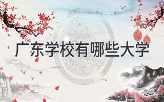 广东学校有哪些大学