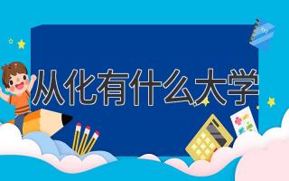 从化有什么大学