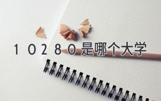 10280是哪个大学