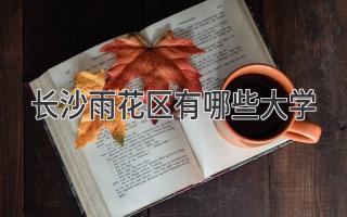长沙雨花区有哪些大学