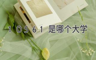 10561是哪个大学