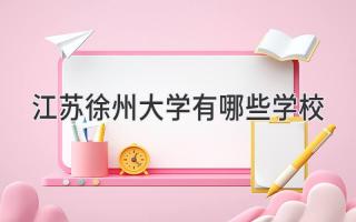 江苏徐州大学有哪些学校