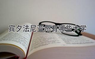 宾夕法尼亚州有哪些大学