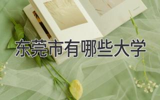 东莞市有哪些大学