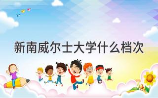 新南威尔士大学什么档次