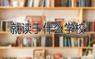 就读于什么学校