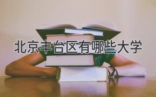 北京丰台区有哪些大学