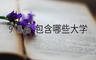 985包含哪些大学