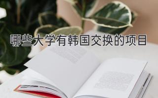 哪些大学有韩国交换的项目