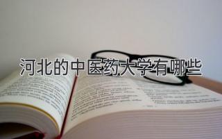 河北的中医药大学有哪些