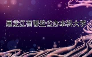 黑龙江有哪些公办本科大学