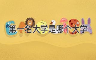 第一名大学是哪个大学