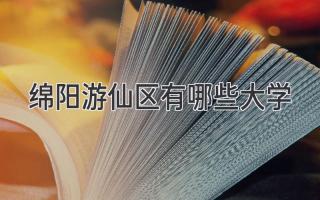 绵阳游仙区有哪些大学