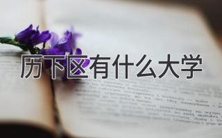历下区有什么大学