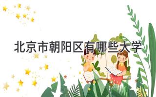 北京市朝阳区有哪些大学