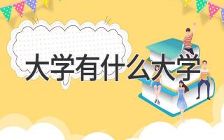 大学有什么大学