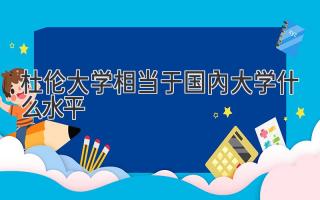 杜伦大学相当于国内大学什么水平