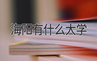 海阳有什么大学