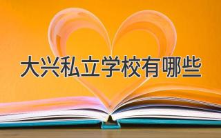 大兴私立学校有哪些