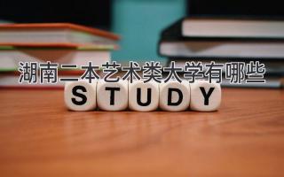 湖南二本艺术类大学有哪些