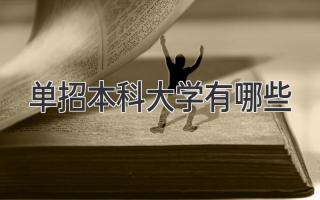 单招本科大学有哪些