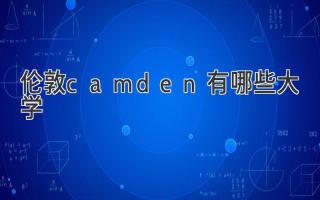 伦敦camden有哪些大学