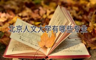 北京人文大学有哪些专业
