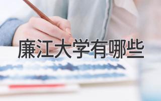 廉江大学有哪些