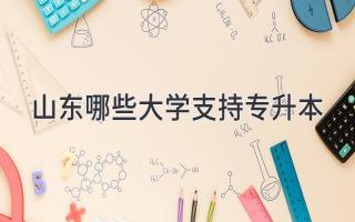 山东哪些大学支持专升本