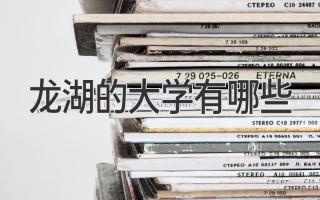 龙湖的大学有哪些