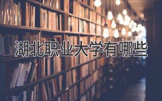 湖北职业大学有哪些