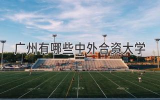 广州有哪些中外合资大学