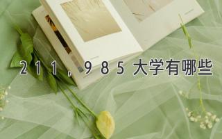 211,985大学有哪些