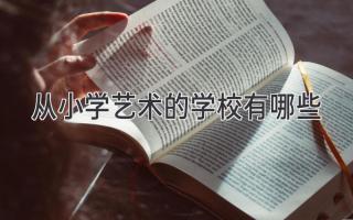 从小学艺术的学校有哪些