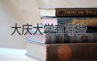 大庆大学有哪些