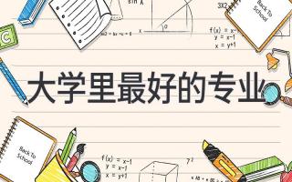 大学里最好的专业
