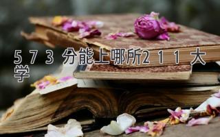 573分能上哪所211大学
