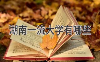 湖南一流大学有哪些
