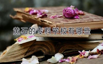 黄石的专科学校有哪些