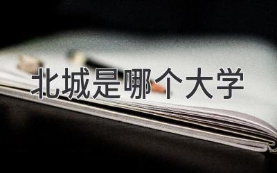 北城是哪个大学