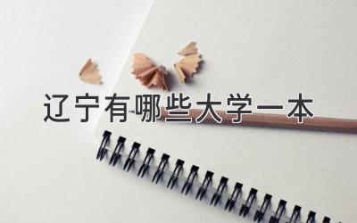 辽宁有哪些大学一本