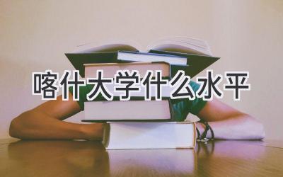 喀什大学什么水平