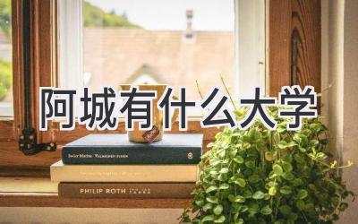 阿城有什么大学